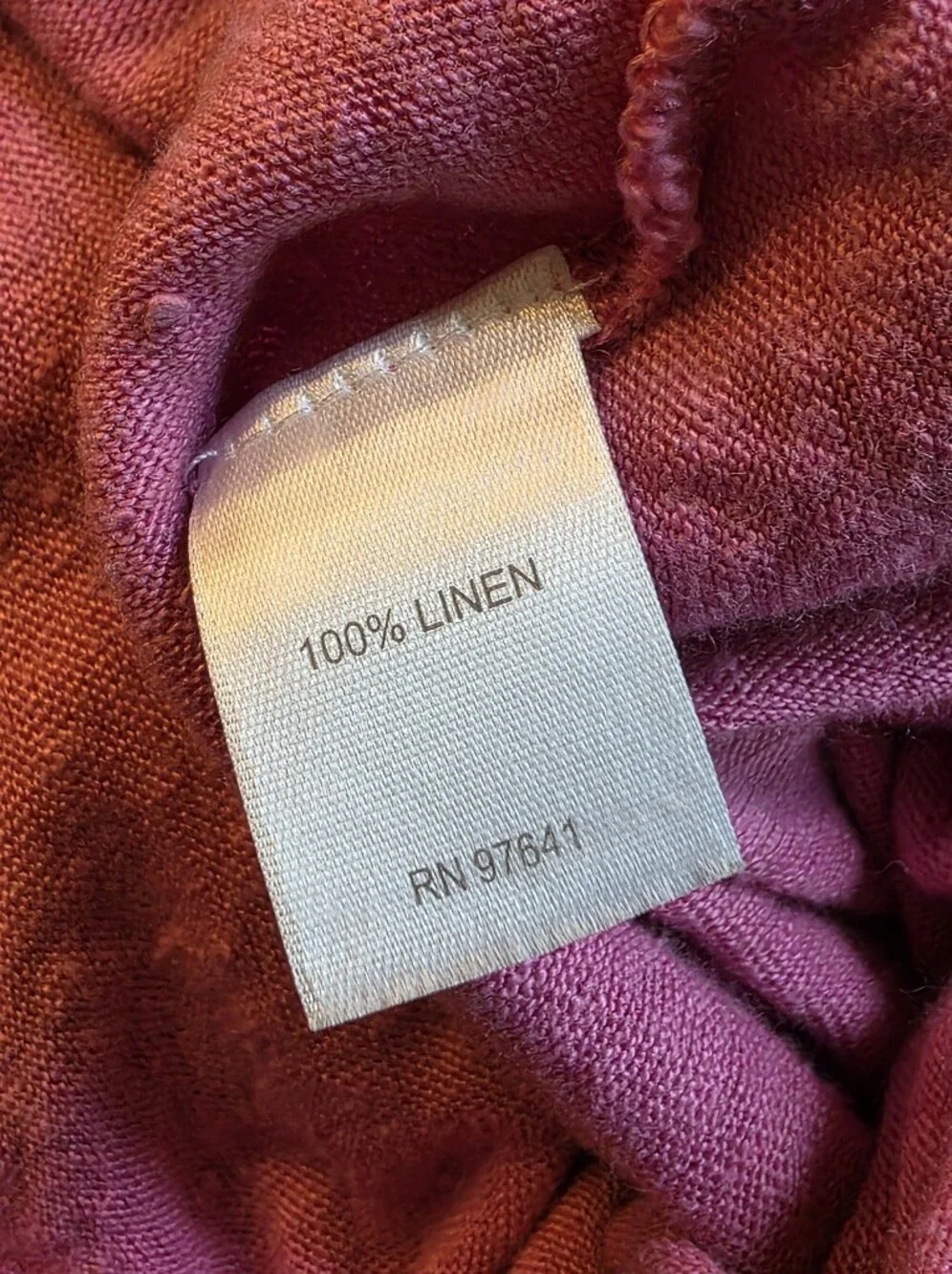 J. Jill 100% Linen Pink Short-Sleeve Tee Everyday Essential Size Exra Small
